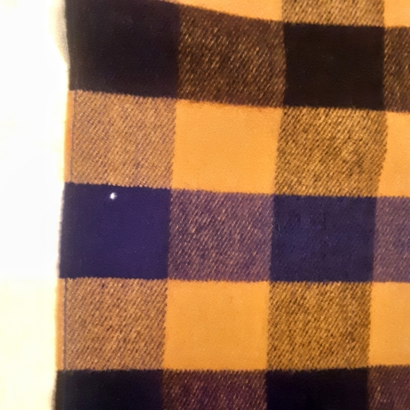Benetton wool plaid scarf - Picture 4 of 4